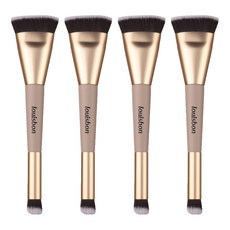 LOUIS BON 柔軟彩妝刷, 4個, 米色