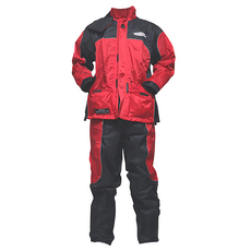 天龍牌 新重裝上陣F1機車型風雨衣, 紅色