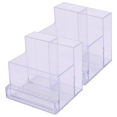 Kakas 美甲磨頭支架 美甲工具 KN-A4156, 透明, 2個