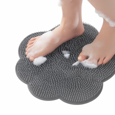 Demanic 腳刷 足部清潔刷 30 x 30 cm, 黑色, 1個, 1入