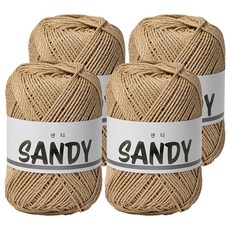 yarna 샌디 뜨개실 50g, 13 베이지, 4개