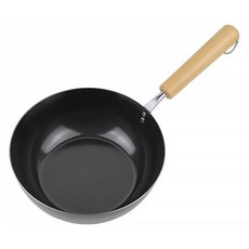 PEARL LIFE 珍珠金屬 鐵職人系列 深醬料鍋 IH適用 日本製 HB-1044, 20cm, 黑色, 1個