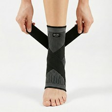 Leto 跑步 登山 足球 腳踝護具 LSL-AB11, 黑色, 1個