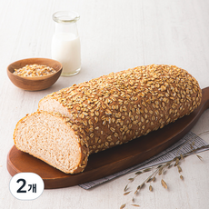 브로드카세 통밀로 만든 무염 발효종 깜바뉴, 730g, 1개입, 2개
