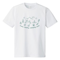 planet re maker 男女通用 PET露營快乾圓領T恤 PDC305HR, 白色