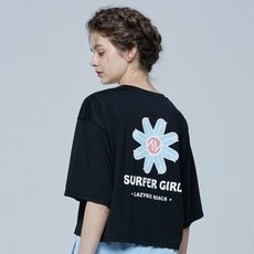 LAZYBEE 女性高涼感經典短版上衣