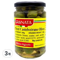 그라나타 피티드 카스텔베트라노 올리브, 290g, 3개