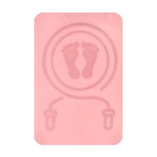 昇瑋方形跳繩墊 60 x 40 x 8mm 粉色 居家靜音加厚運動墊, 1個
