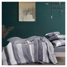 貝淇小舖 60支100%萊賽爾天絲雙人床包兩用被 四件組