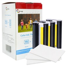 佳能兼容墨水 3p + 紙 KP-108IN 108p, 1套, 4X6, 1套