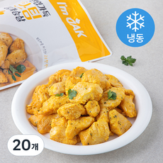 아임닭 한입가득 스팀 닭가슴살 치즈 (냉동), 20개, 100g