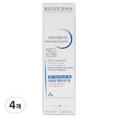 바이오더마 아토덤 인텐시브 밤 바디크림, 75ml, 4개