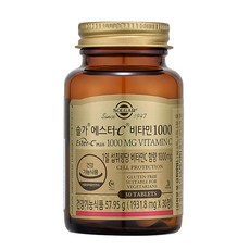 SOLGAR 酯化型維生素C錠 1000mg, 1罐, 30顆