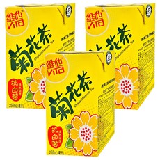 維他菊花茶飲品，經典口味，清熱滋潤，250ml, 3入