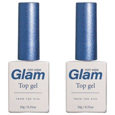 FROM THE NAIL GLAM TOP 凝膠指甲油, 單一顏色, 2個, 10g