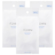 어퓨 워터락 피니셔 리필 13g, 화이트, 3개