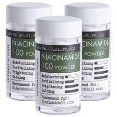 DermaFactory 菸鹼醯胺粉, 7g, 3罐