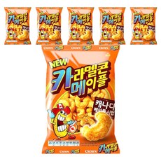 크라운 카라멜 메이플콘, 74g, 6개