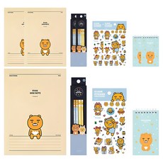 Kakao Friends 文具套裝, 瑞安, 3組