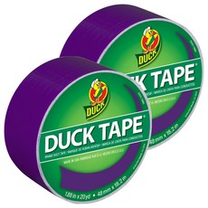 DUCK TAPE 彩色膠帶 紫色, 2個