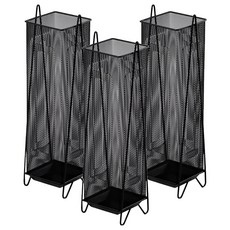 簡約方形網格雨傘架 M, 3個, 單一顏色