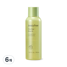 이니스프리 올리브 리얼 바디오일, 150ml, 6개