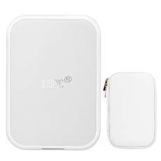 Canon 佳能 Inspic P2 相片印表機 珍珠白 + 保護殼(隨機出貨) 組合, PP1003A