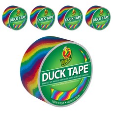 DUCK TAPE 設計款膠帶 彩虹, 5個