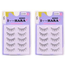 IHara Petit Up 假睫毛 2p x 5個 + 膠水組 MH08, 2個