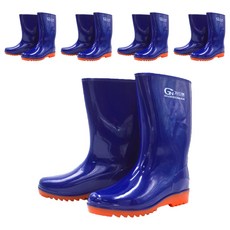 GUARDMAN 女性用工作現場橡膠靴 海軍藍, 深藍色, 230mm, 5個