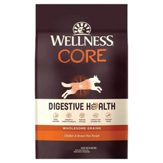 WELLNESS 寵物健康 腸胃消化機能乾飼料 犬用, 新鮮雞肉, 4lb, 1袋