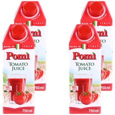 波米番茄擠汁, 750ml, 4個