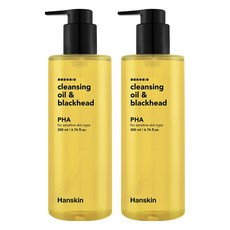 한스킨 클렌징오일 앤 블랙헤드 PHA, 200ml, 2개 200ml, 2개