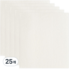 Winprice 纖維素抹布 白色, 25個