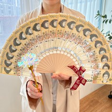 EPLYN 康乃馨造型花束+錢扇 20張組, 3 極光（花），傳統緞帶（紅色）, 1組