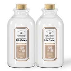 LilyQuinn 嬰兒中性洗衣精 奶油熊, 2個, 1L