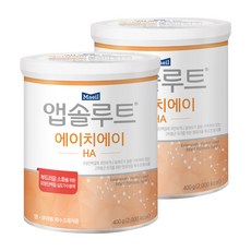앱솔루트 에이치에이 분유, 400g, 2개
