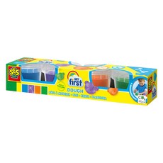 荷蘭SES 幼兒無毒創意黏土4色-14431, Multicolor, 360g, 1盒