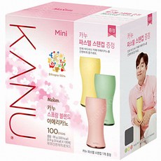 KANU 春日綜合美式咖啡, 美式咖啡 0.9g 100入 + 不鏽鋼杯 隨機出貨, 1套