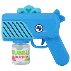 LIKID 12孔鯨魚自動泡泡槍 + 85ml 泡泡液組合, 1個, 藍色