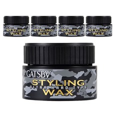 GATSBy 超強定型髮蠟, 80g, 5個