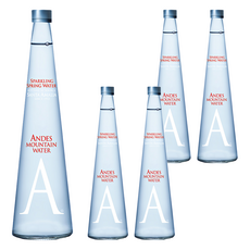 ANDES MOUNTAIN WATER 安地斯山水 氣泡天然雪山泉水, 750ml, 5瓶