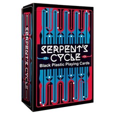 ROYAL 樂友 黑曜蛇環撲克牌 Set 黑色塑膠撲克牌, 1盒