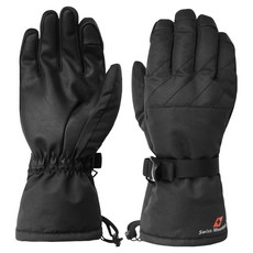 스위스마운틴 프리미엄 스키장갑 BC260, 블랙, 1개