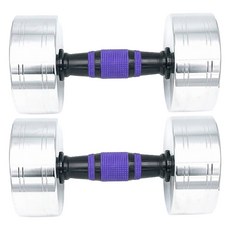 Power Health 專業三層鍍鉻啞鈴, 5kg, 2個