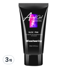 Misscheering 裸色 Polygel 30ml, 05 Nude Pink, 3個