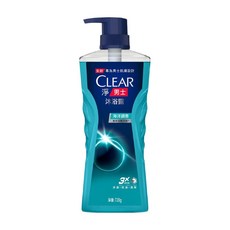 CLEAR 淨 男士海洋調香沐浴露，有效去除汗味，3X功效：淨澈/控油/清爽, 720g, 1瓶