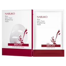 NARUKO 牛爾 台灣公司貨 紅薏仁健康雪白面膜, 10片, 1盒