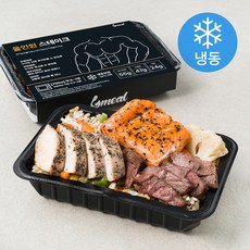 식스밀 올인원 스테이크 (냉동), 375g, 2개