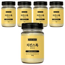 신선약초 치킨스톡 파우더, 200g, 5개